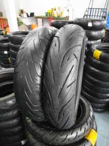 ยางนอกขอบ 14 เรเดียล ไม่ใช้ยางใน ยางเปอร์เซ็น PCX Click รุ่นอืื่นๆ  เกรดA มิชลิน ไออาร์ซี คาเมล ดันลอป