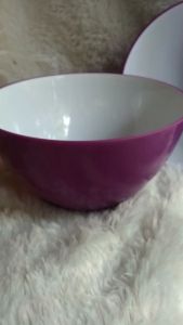 ชามพลาสติก ชามผสม ร่ำรวย ทรงกลมเเละทรงเกาหลี ปากกว้าง 20 ซม. /8นิ้ว ถ้วยลึก 10 ซม. /4นิ้ว ก้นถ้วยกว้าง 10 ซม. /4นิ้ว สีสันสวย มีหลายสีให้เลือก