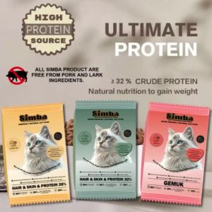 ORIGINAL SIMBA Premium Kibbles 1kg Makanan Kucing Urinary Care Fish Cat Food Makanan Kucing 猫粮