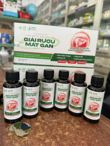 Nước Giải Rượu Mát Gan TTP pharma hộp 6 lọ x50ml Đánh bay cơn say sảng khoái mỗi ngày