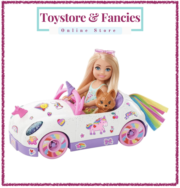 Barbie Chelsea Doll Unicorn Toy Car Lazada PH