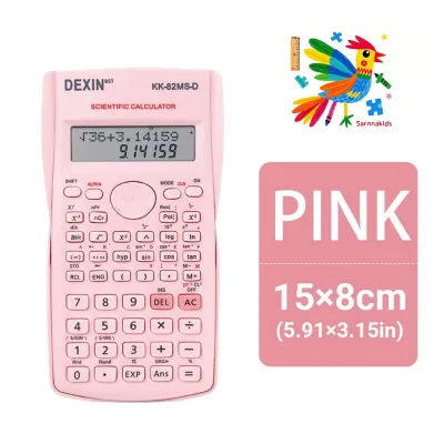 Multifunctional Scientific Calculator with Battery Student Simple Portable School Office Supplies