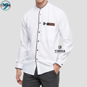 BAJU KOKO PRIA COKSU KEMEJA KOKO DEWASA CASUAL BAJU MUSLIM YODHAMUSLIM KATUN TOYOBO SERAGAM SANTRI