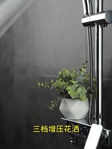 High Pressure Shower Head Handheld - 3 Spray Settings Chrome With Pause Switch Water Saving Anti-Clog Design For HDB Bathrooms