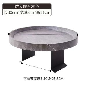 Sofa Arm Clamp-on Coffee Table and Drink/Snack Tray with Protective Edge