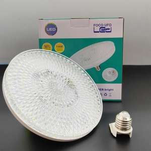 40W/50W/80W Crystal Ceiling Light LED Ultra-Bright UFO Light Energy-Saving Bulb Fluorescent Light