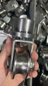 Heavy Duty Gate Roller Wheel 304 Stainless V Type GrooveSwivel 360° Sliding Gate Roller Wheel