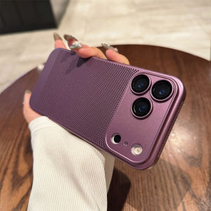 Casing For Apple iPhone 17 Pro Max iPhone17 ProMax Air 17Air 5G Phone Case Luxury Heat Dissipation Ultra-thin Matte PC Shockproof Back Cover For iPhone 17 Air