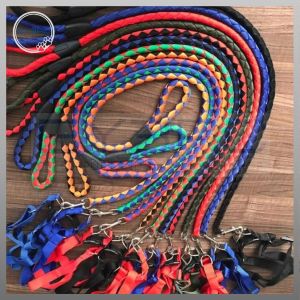 Pet Adjustable Plain Harness with Shiny Leash