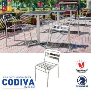 Seahorse Codiva - Kursi Café | Kursi Outdoor - Stainless Steel