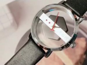 TOMI hollow design perspective watch neutral casual fashion simple Korean version mens and womens watch