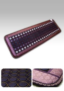 60cm Natural Cool Tourmaline Stone Jade Sofa Bed Sleeping Mattress Electric Heating Cushion Mat Thermal Body Massager Pad for Shoulder Neck Back Waist and Hips Pain Relief
