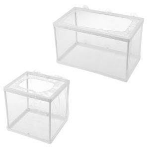 hananre Fish Breeding Incubator Net Hanging Fish Hatchery Isolation Box for Aquarium