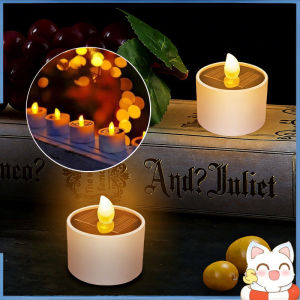 Solar LED Candle Light Waterproof Flameless Electronic Nightlight Ramadan & Raya Home Outdoor Garden Decor