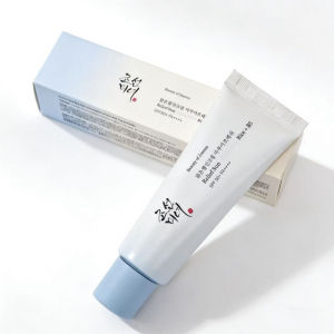 BOJ Relief Sunscreen: Rice + Probiotics SPF50+ PA++++ Sensitive Skin Friendly Zero White Marks Water-based Sunscreen Brightens and Moisturizes