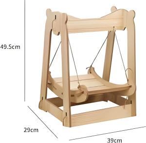 cat bed cat swing formaldehyde free Cat nest solid wood odorless 宠物秋千