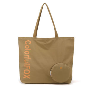 GStar Leisure Large Capacity Nylon Bag Waterproof Foldable Tote Bag 2026 New Casual Daily Shoulder Handbag Student Commuting Bag
