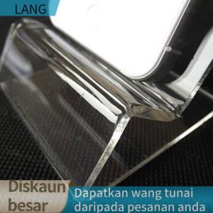 LANG Clear Plastic transparent Stand Shelf Window Counter Display Showcase