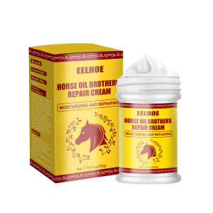 Eelhoe Horse Oil Foot Care Cream Heel Foot Care Treatment Foot Cream For Dry And Crack Heels Foot Care Products Removes Skin Dry Foot Cream Moisturizer  Heel Chapped Peeling Repair Anti Dry Crack Remove Dead Skin Soften Feet Care Nourishing（50g）