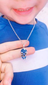 [HOT] Dây Chuyền Bạc Mặt Siêu Nhân Cho Bé Trai