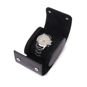 Women or Men Single Watch for Case Watch Gift Box for Christmas Anniversary Birthday(Black)