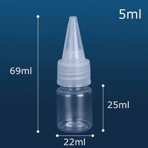 10 Chiếc Chai nhựa rỗng trong suốt dung tích 5-100ml có thể tái sử dụng tiện lợi -Lumbley