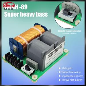 [UEB AUTO] Subwoofer Speaker Frequency Divider High-Power Pure Bass Subwoofer Crossover Crossover Frequency Distributor Divider for Home Theater Car Speakers