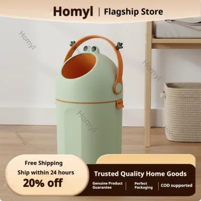 Homyl Easy to Clean Diaper Pail Odor Locking Diaper Pail Sealed Baby Trash Can
