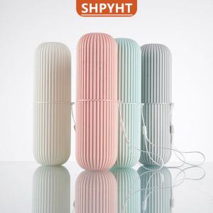 [COD] SHPYHT SPORTS Travel Portable Toothbrush Cup Bathroom Toothpaste Holder Storage Box Storage Box Travel Toiletries Storage Cup New Idea