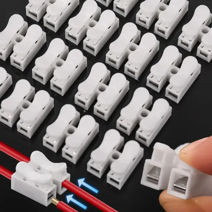 20-200Pc Fast Terminal Block for Cable Terminals Screwless Quick ...
