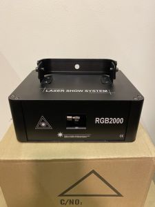 [TD] ĐÈN LASER 2 W RGB HIỆU ỨNG QUÉT TIA VÀ HÌNH 7 MÀU