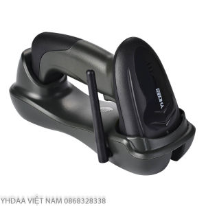 Máy quét mã vạch siêu thị YHD 5300CM 1D đọc mã vạch để bàn không dây đế sạc dùng trên Máy tính Laptop