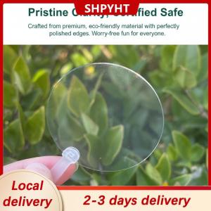 [COD] SHPYHT Local delivery Ship within 24 hours 5cm Mini Clear Blank Fans 50PCS for Children DIY Craft Fun and Unique Wedding Party Favor Ideas