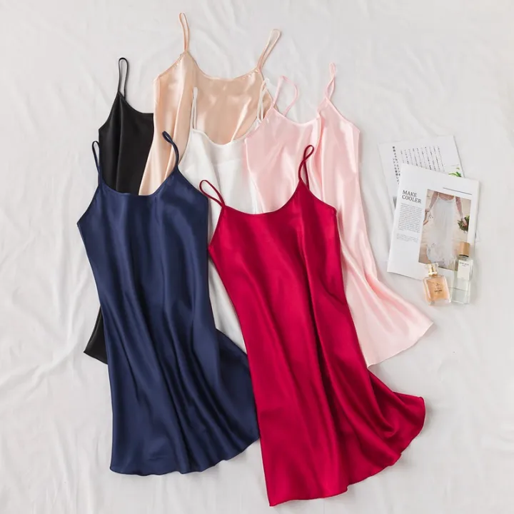 Delivery%20of%20LoveIs%20bra%20(N745)%20satin%20single%20skirt%20pajamas%20from%20Thailand%20-%20Image%202