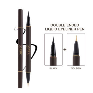 IMAGIC คงทนแต่งตาสองด้านอายไลเนอร์ของเหลวที่กันน้ำเรียบเนียนเป็นธรรมชาติ