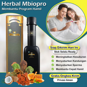 Obat Promil Cepat Hamil Ampuh - Promil Suami Dan Istri - Penyubur Kandungan - Meningkatkan Kesuburan - Meningkatkan Kadar Hormon - Menguatkan Sel Induk Tekur - Mbiopro Herbal Alami