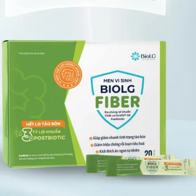 Cốm Chất Xơ BioLG Fiber Hỗ Trợ Giảm Táo Bón Bổ Sung Lợi Khuẩn Tăng Nhu Động Ruột Cải Thiện Tiêu Hóa