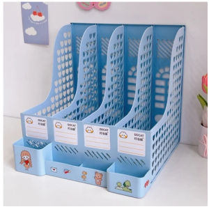 Khay Đựng Tài Liệu Acrylic Trong Suốt Chữ U Giá Đỡ Sách Để Bàn Học Văn Phòng Kệ Đựng Hồ Sơ File Tài Liệu Chống Đổ