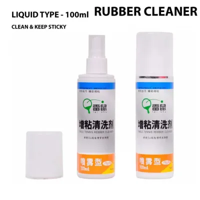 Lei Shu Table Tennis Rubber Cleaner Spray FOAM Type LEISHUVPing Pong Rubber Cleaning Cuci Ping Pong Getah Capacity 100ml