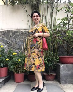 Đầm Trung Niên - Vải Lụa Mango Form Suông A Che Bụng - Có Dây Kéo - Size Từ 48kg - 90kg