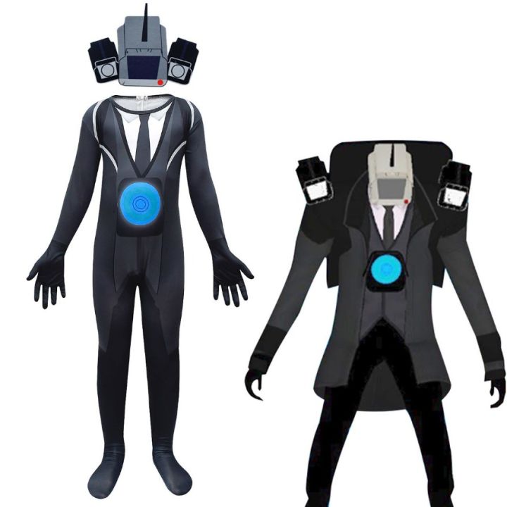 Skibidi Toilet Cosplay Costume Game With Speaker, Tv Man Camcorder, And  Roblox Mask Perfect Halloween Costume For Adults And Children T231011 From  Mengyang02, $4.98