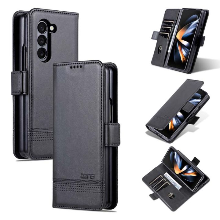 Ví da PU trường hợp đối với Samsung Galaxy Z fold5 fold4 fold3 lật Bìa ...