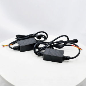 1 Pairs Waterproof Mini Driving Light Ballast with Connector Cable 3-Pin Plug and Play MDL Relay For Motorcycle LED Lights