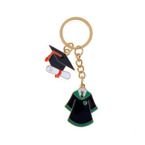 Phong cách kỷ niệm học tập ăn mặc Keychain cho lễ tốt nghiệp hợp kim móc chìa khóa vữa Mặt dây chuyền