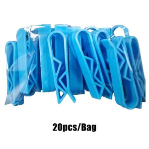 [20PCS/Bag] Penjepit Tempat Sampah Elastisitas yang kuat untuk pegangan yang mudah Alat penyegel kantong sampah