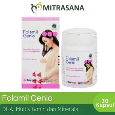 Folamil Genio 30 Kapsul - Suplemen Ibu Hamil