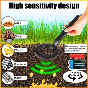 COD SANPYL Alat Pendeteksi Emas Logam Dalam Tanah Metal Detektor Sound LCD Display + Baterai 9V JS4