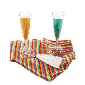 ANGCHI Lust Caution Cup Glass Magic Props Mixing Glass Color Ring Cup Color-changing Cup Stage Magic Props Silk Wine Glass Changes Color Visual Distortion