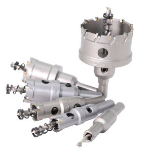 Mata Bor / Hole Saw Baja Carbide TCT Pelubang / Pembolong Stainless Steel Baja Besi Metal Plat Aluminium 16 / 19 / 22 / 25 / 30 / 35 mm Perkakas Drill Bit High Quality Berkualitas