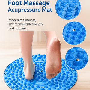 Acupressure Foot Massage Mat EVA Reflexology Pad for Pain Relief Portable & Foldable Lightweight Cushion for Home/Office Use